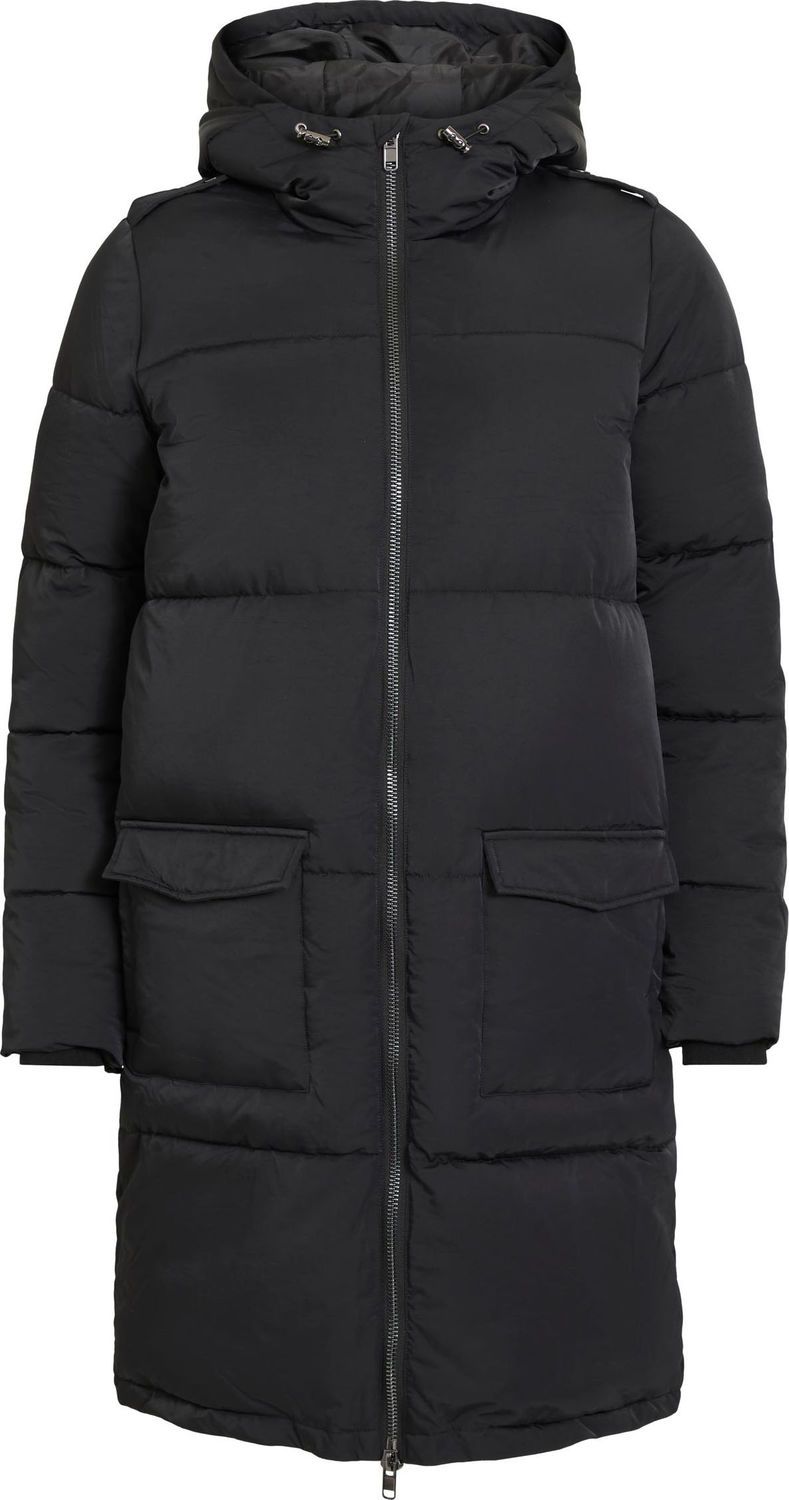 Object jacket Zwart - gewatteerde jas | Gratis bezorging - Bomont.nl