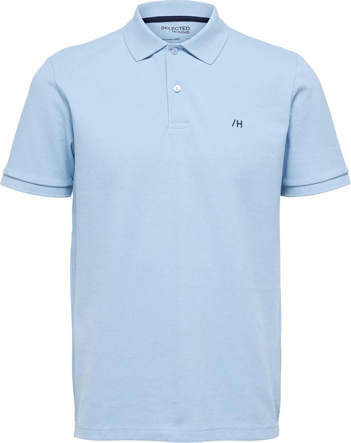 Selected Homme slhdante ss polo BK Hemelsblauw