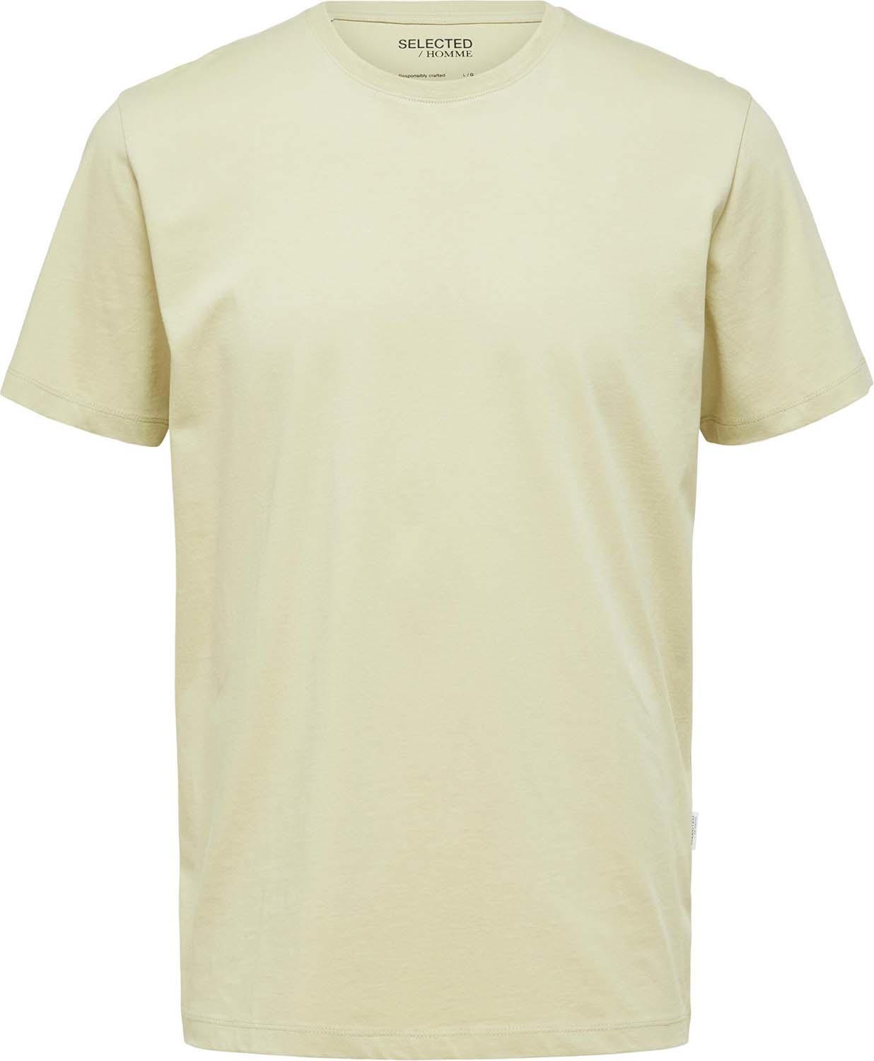 slhaspen ss o-neck tee BK Groen
