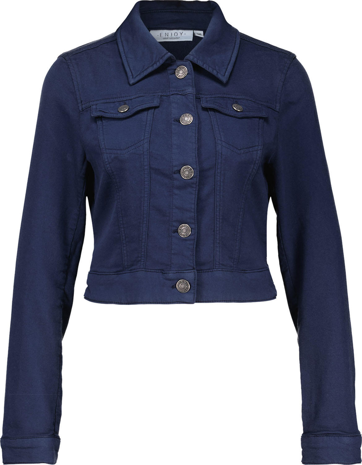 Enjoy Jasje kort Blauw