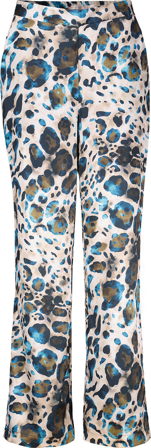 Esqualo Trousers sateen animal roots Multi