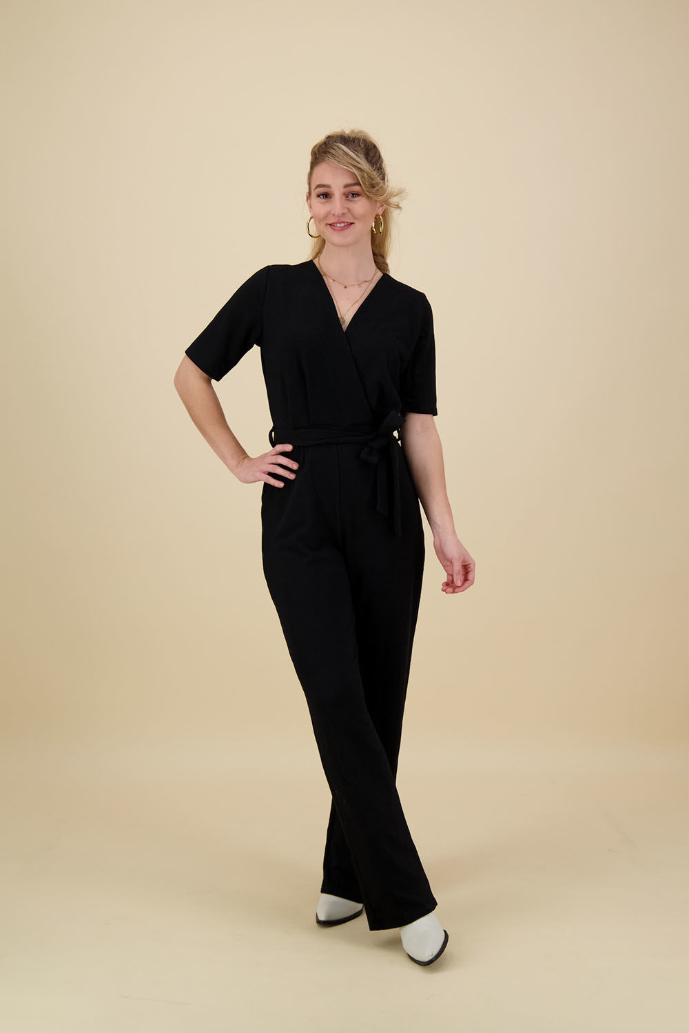 Sisters point store jumpsuit zwart