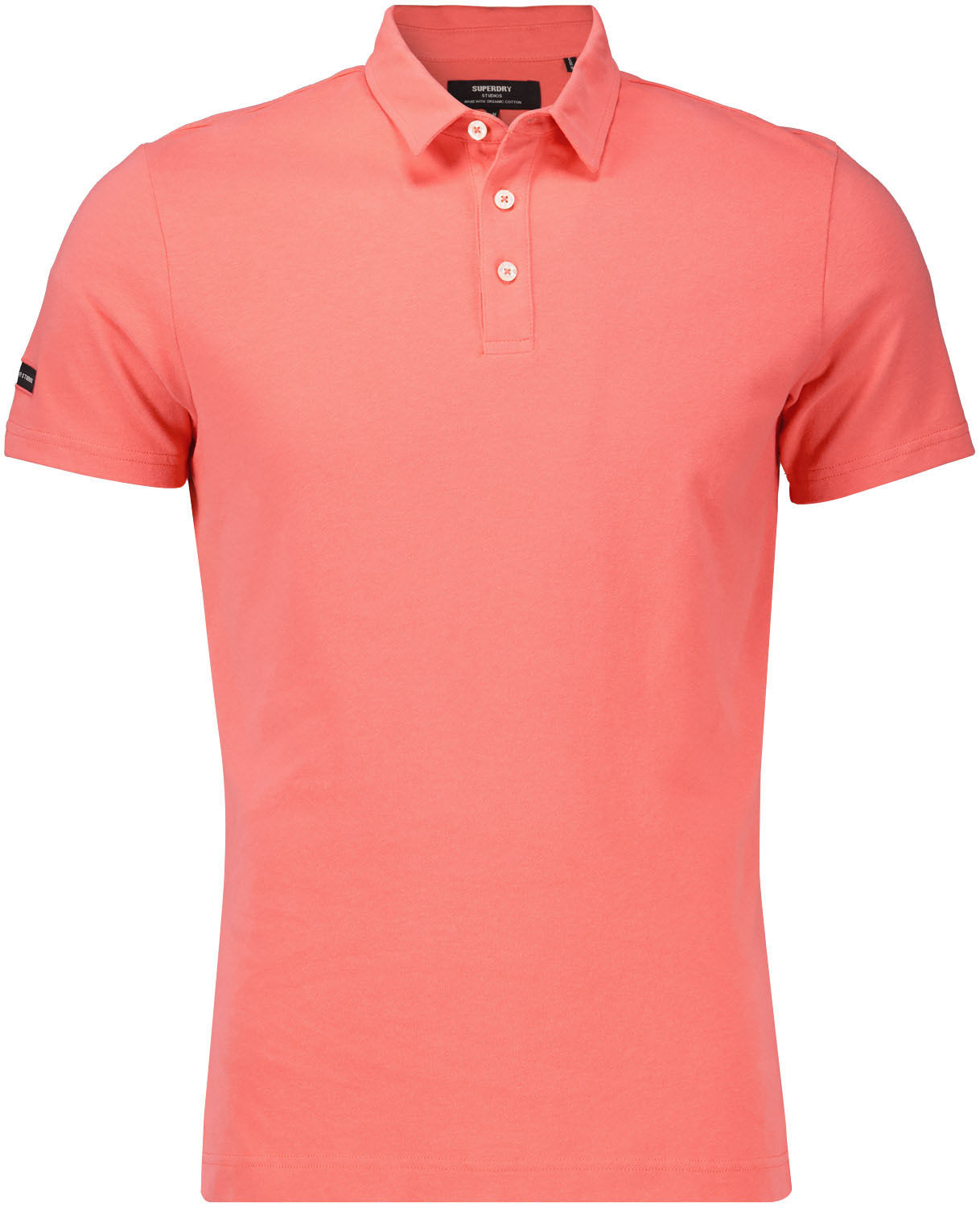 Superdry studio jersey polo Koraal