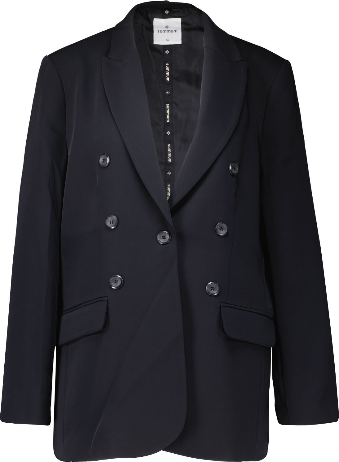 Summum Blazer fluid Zwart