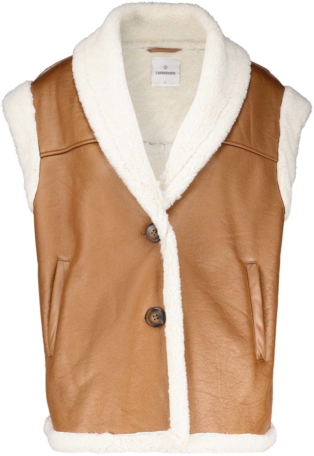 Summum Gilet Lammy Bruin