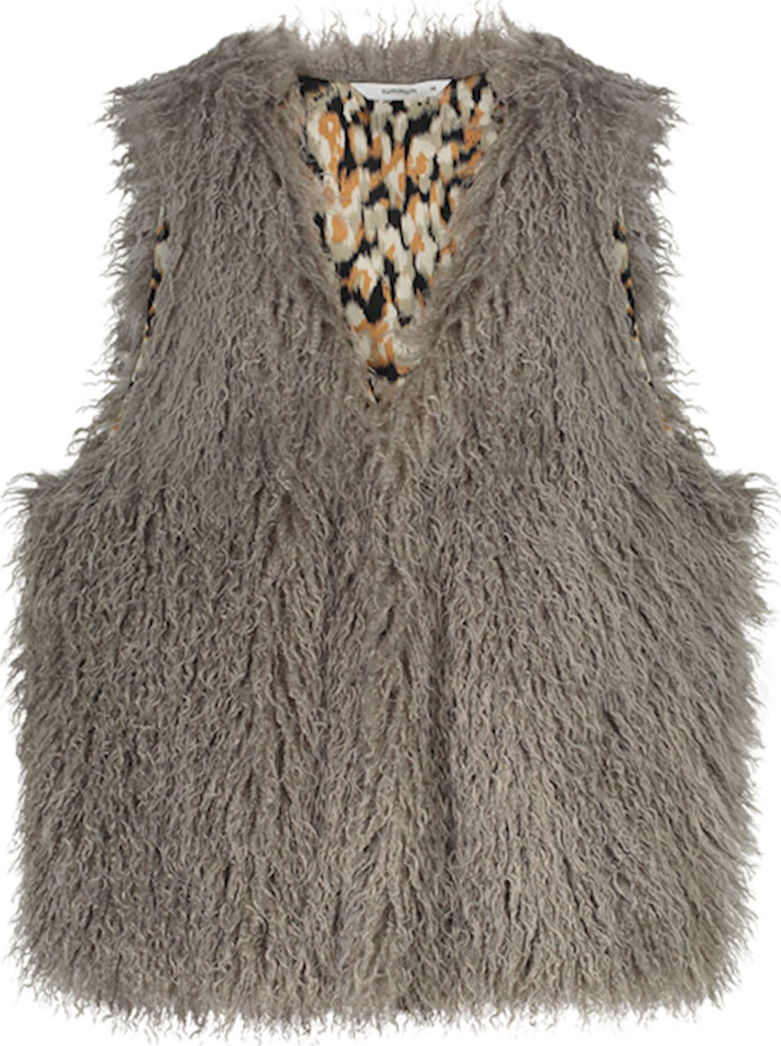 Summum Gilet faux fur Bruin