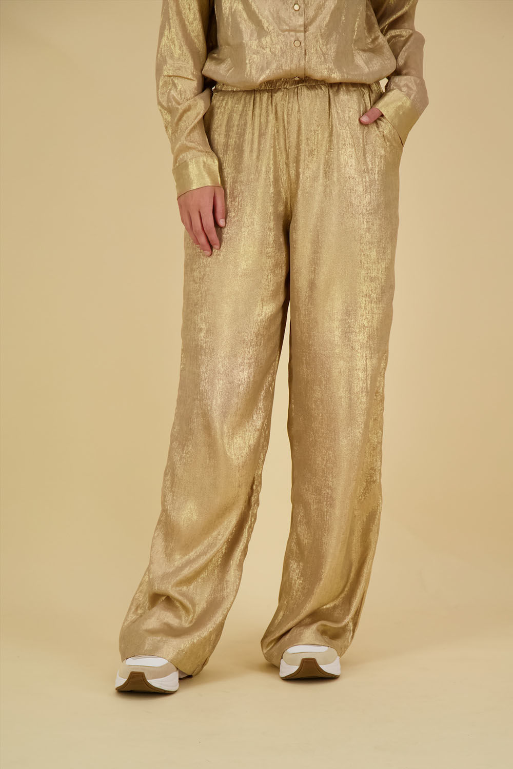 Nukus Josephine pants Geel
