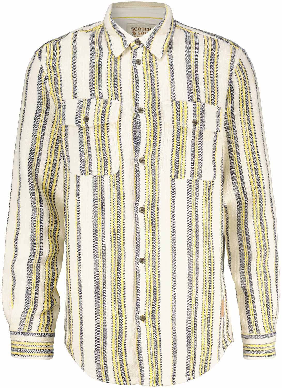 Scotch & Soda Overhemd Gradient Stripe Shirt Multi