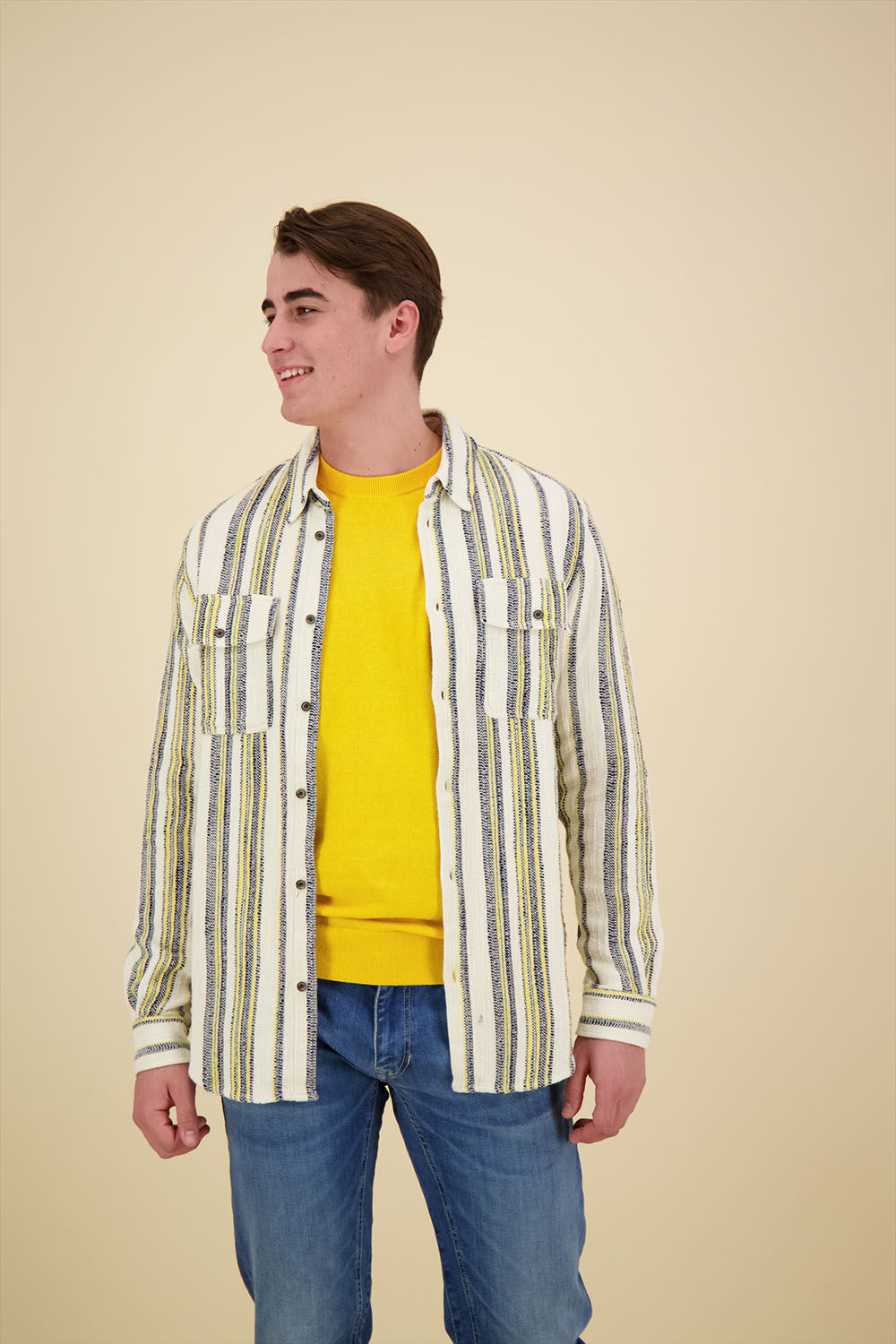 Scotch & Soda Overhemd Gradient Stripe Shirt Multi