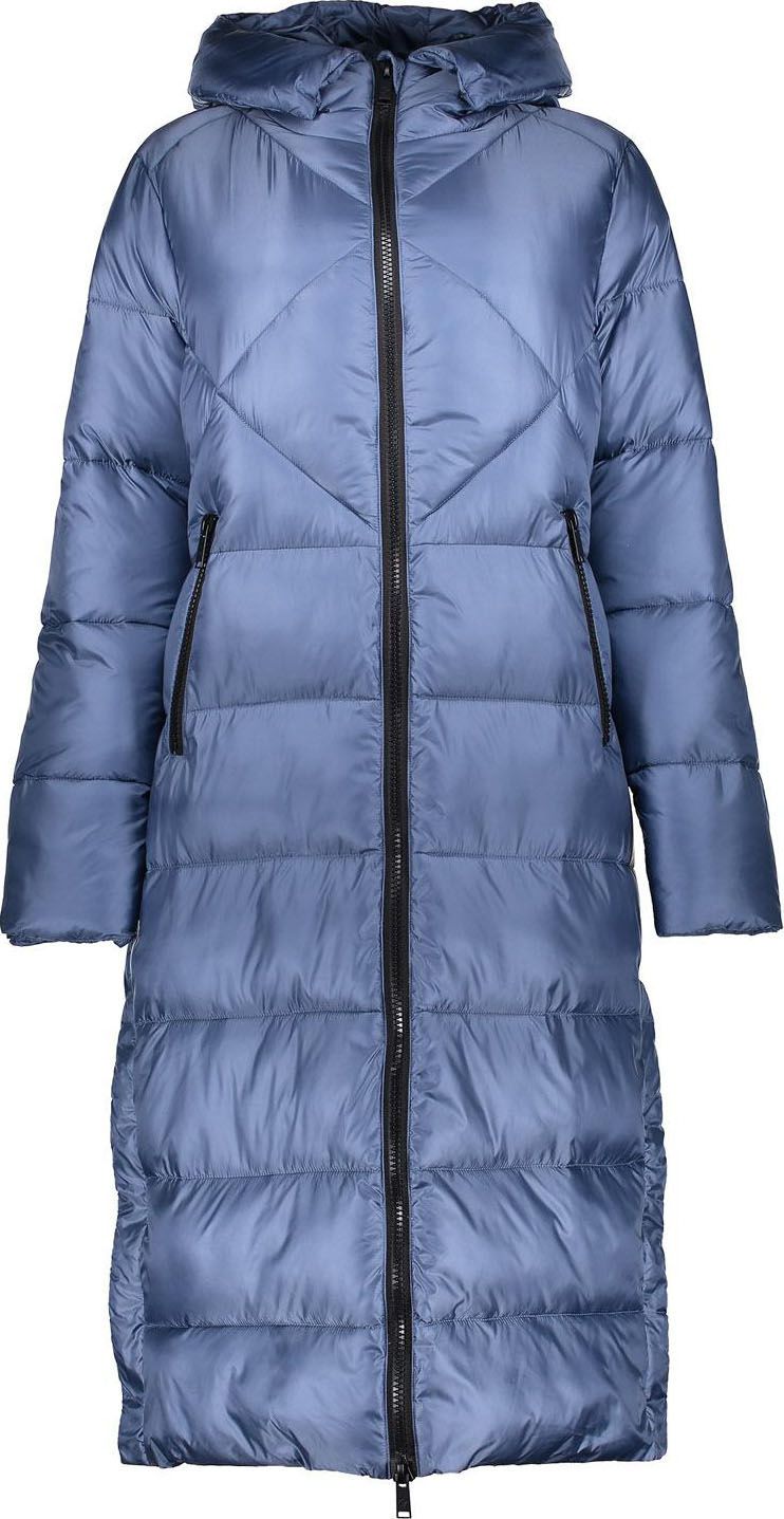 Jacket long quilted ECO-AWARE Blauw
