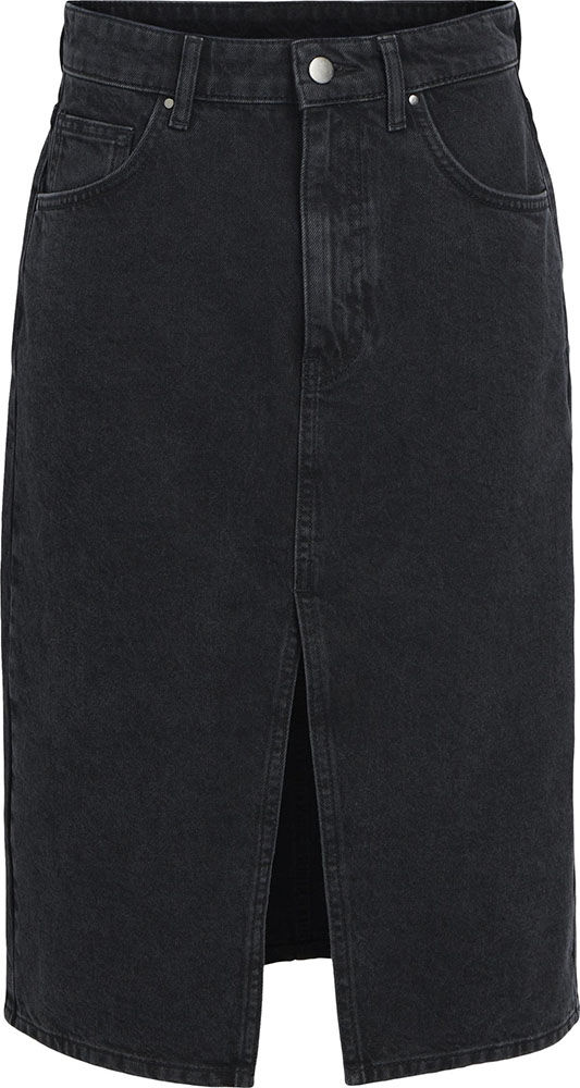 Object OBJHARLOW MIDI DENIM SKIRT NOOS Zwart