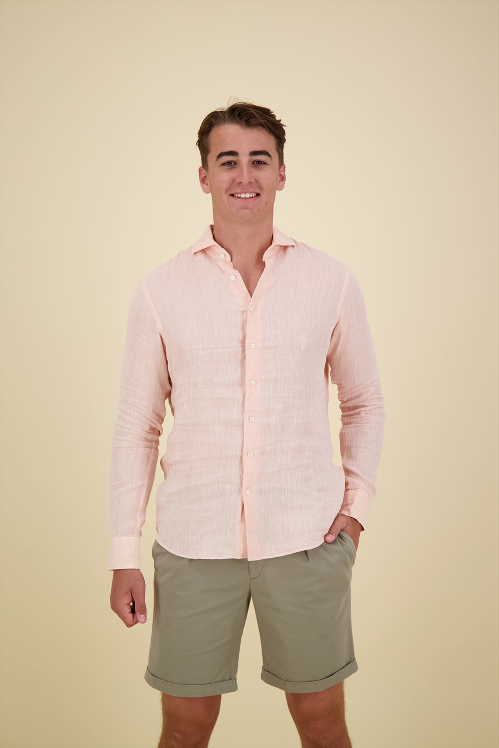 Profuomo SHIRT X-CUTAWAY SC SF PINK Roze
