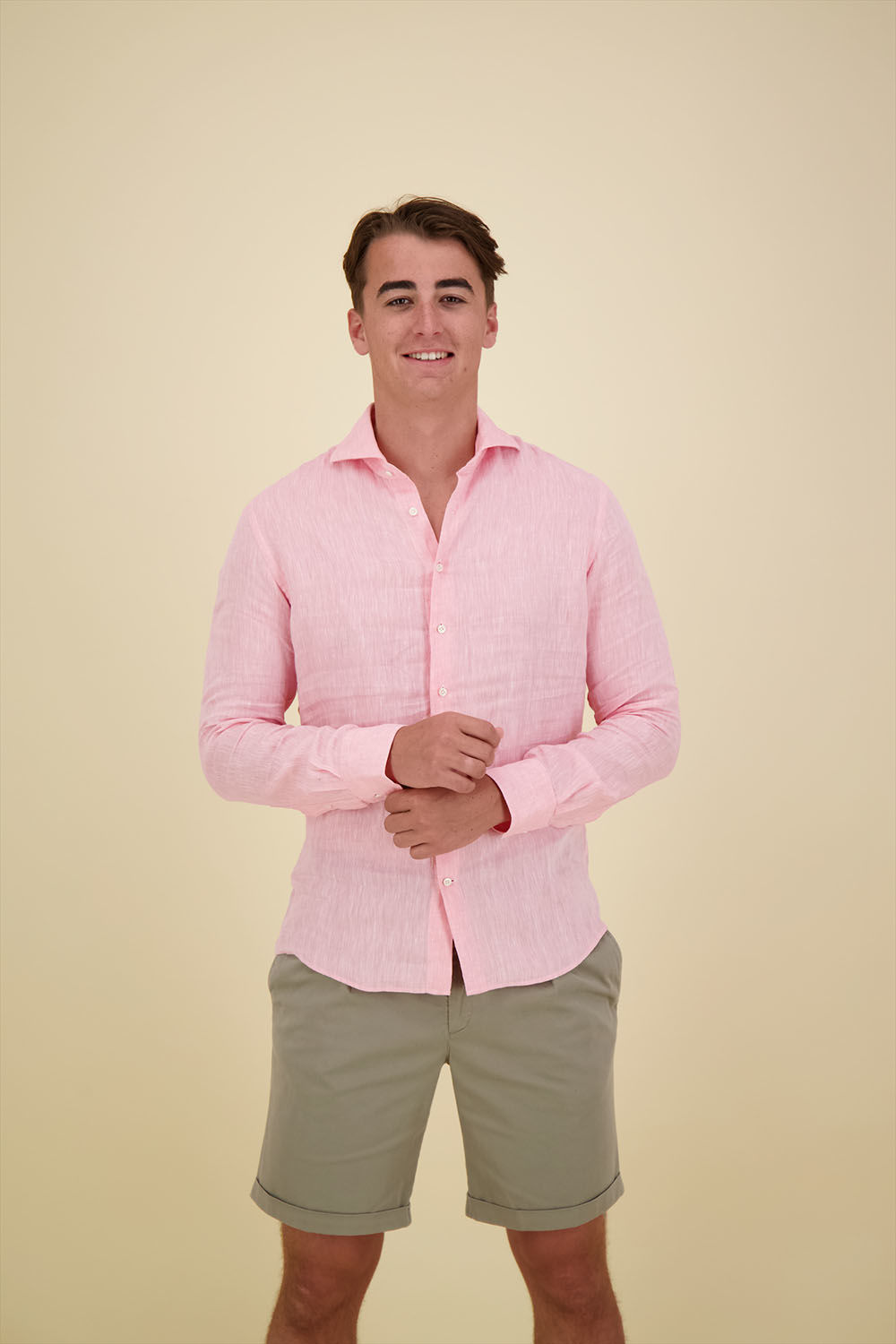 Profuomo SHIRT X-CUTAWAY SC SF MID PINK Roze