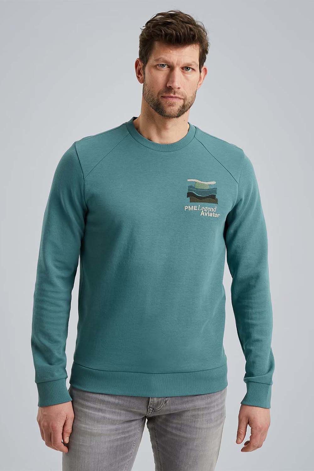 Pme Legend Trui Interlock jersey Groen