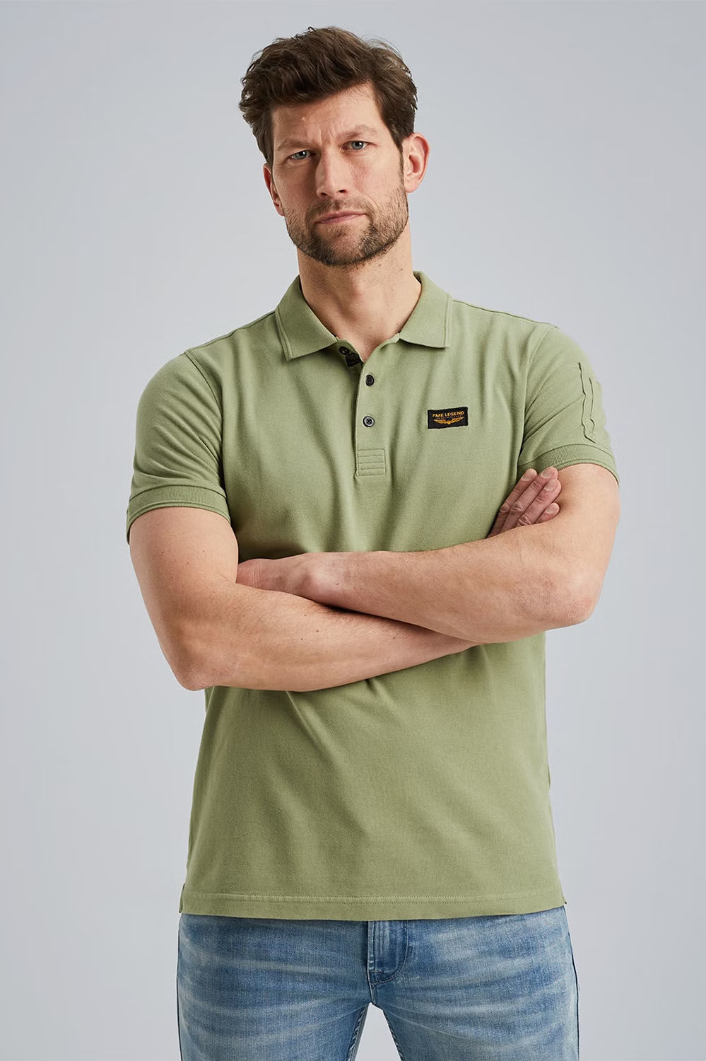 Pme Legend Short sleeve polo Trackway Groen