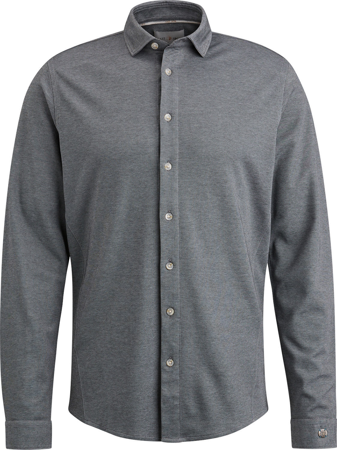Cast Iron Long Sleeve Shirt CF Tec 2 Tone Pi Zwart