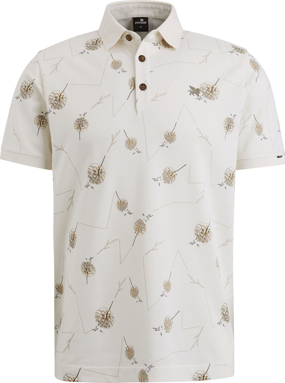 Vanguard Short sleeve polo stretch pique bl Wit