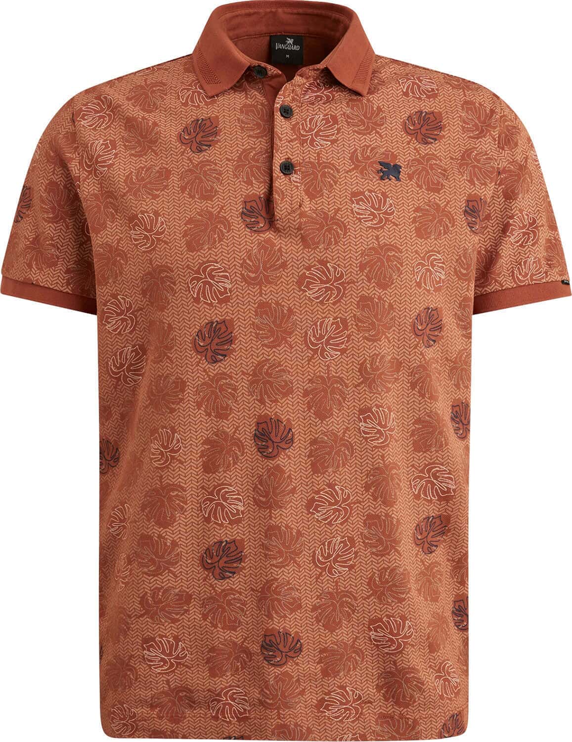 Vanguard Short sleeve polo stretch pique bl Rood