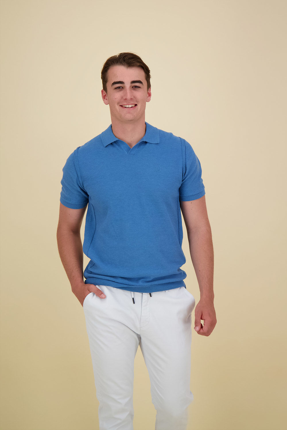 Dstrezzed Polo Mercury Blauw