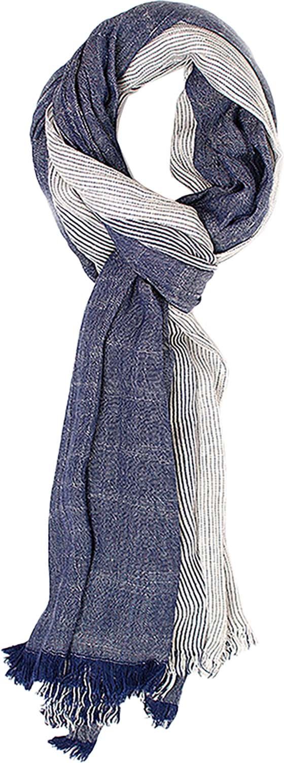 CAROLA | Scarf with gradient Blauw