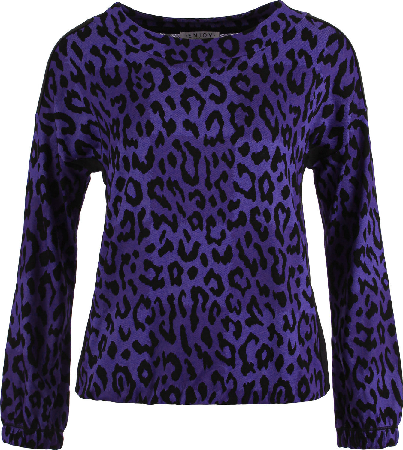 Enjoy Blouson Jawuard Blauw
