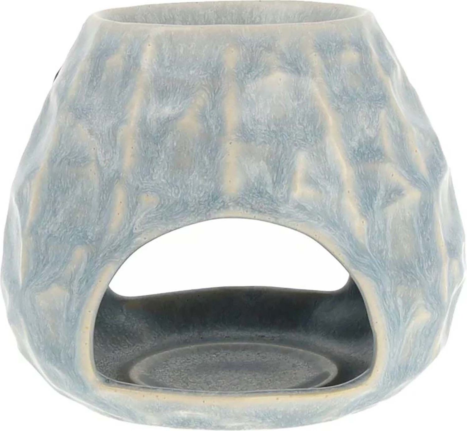 Scentchips Scentburner Chisseled grey wash 11x11x11cm Grijs