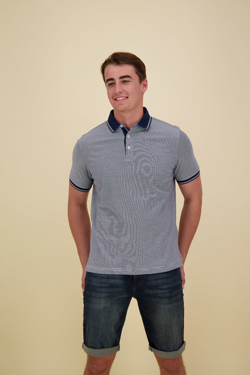 Bomont VW polo shirt Blauw