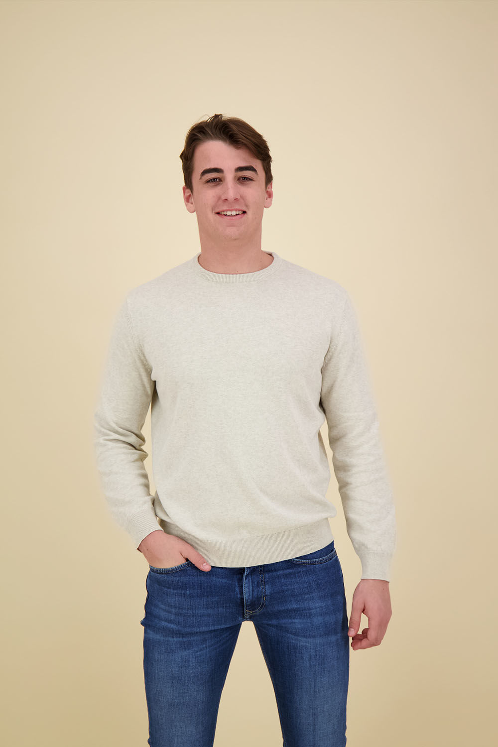 Bomont VW crewneck Beige