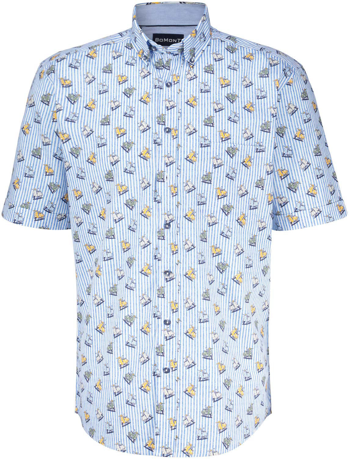 Bomont VW shirt SS Blauw