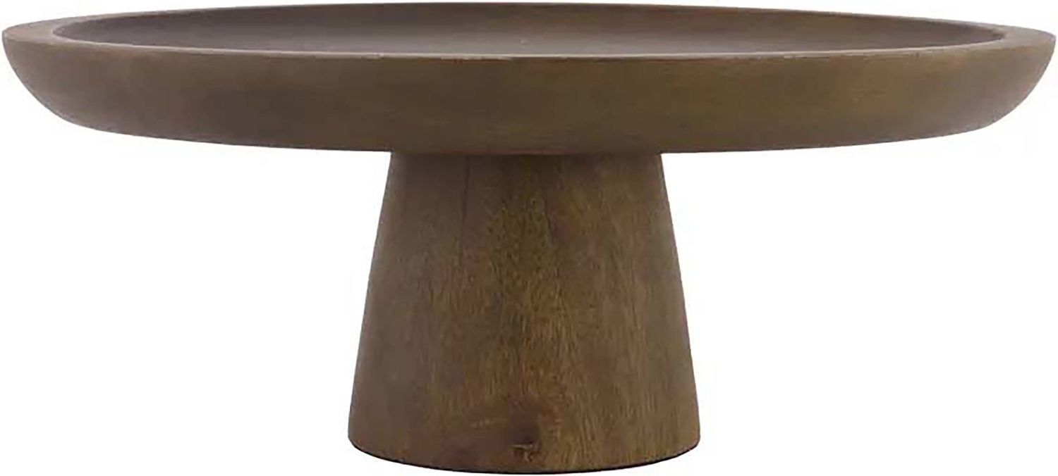 Zusss houten taartplateau hartje donkerbruin Bruin