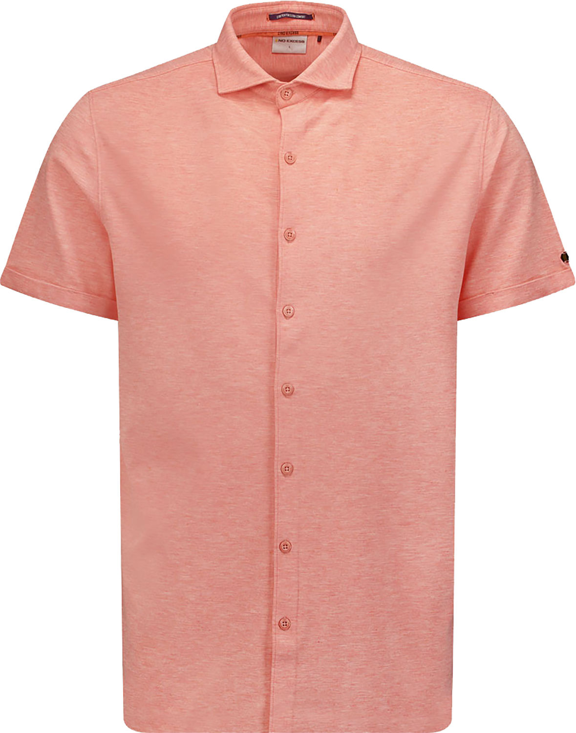 No Excess Shirt Short Sleeve Jersey Stretch M Oranje