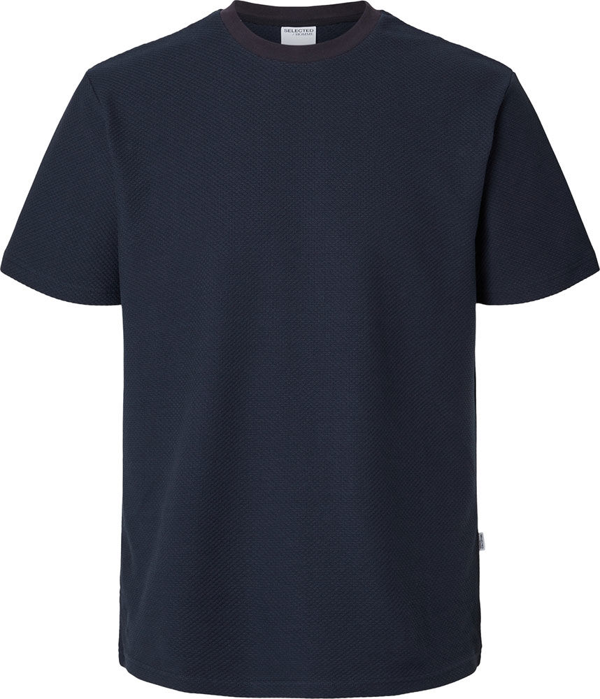 Selected Homme T-shirt Maurice Blauw