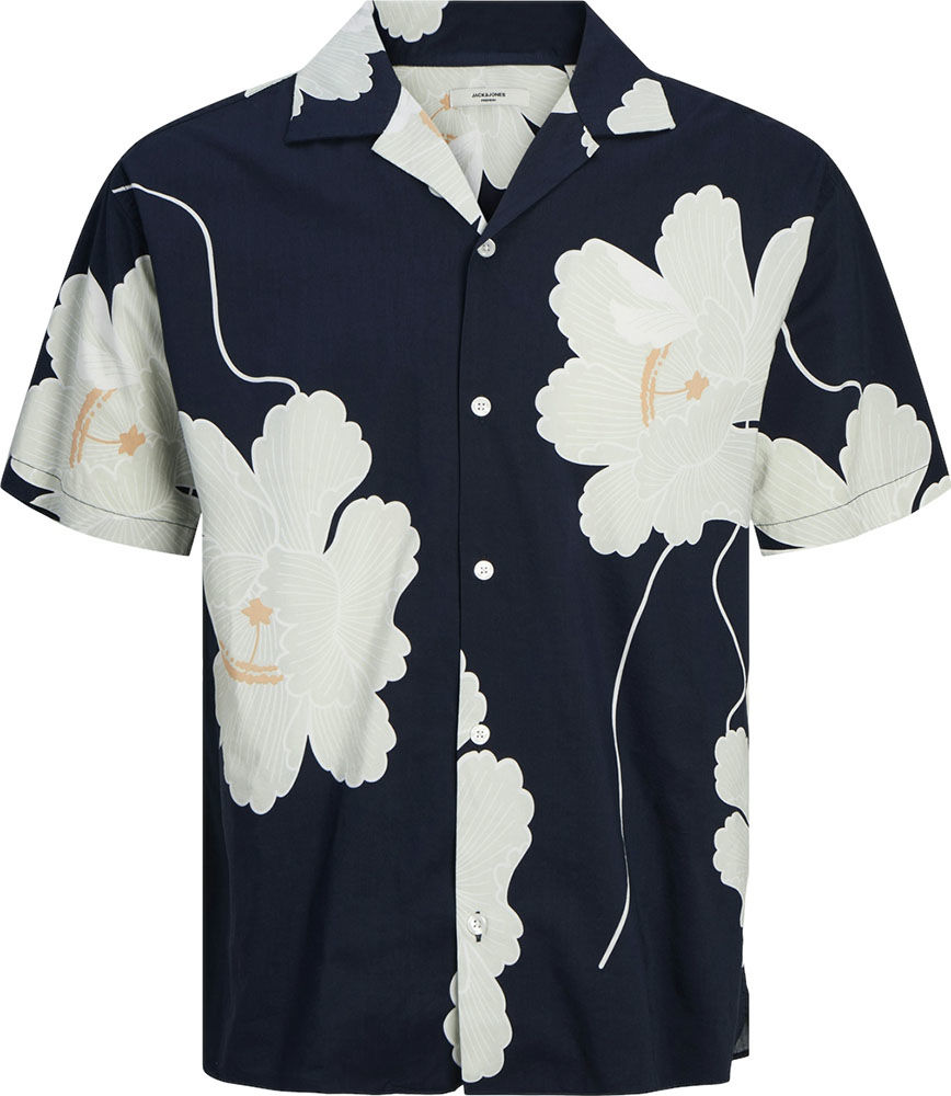 Jack & Jones Overhemd La Palma Resort Blauw