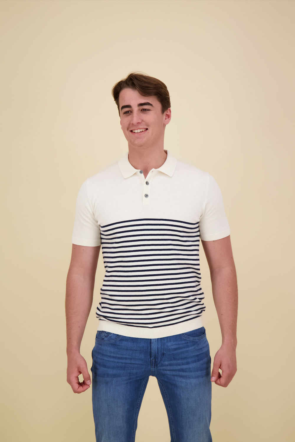 Jack & Jones Polo Emil Off White