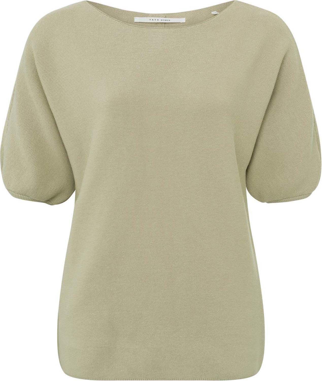 Sweater with short sleeves Groen