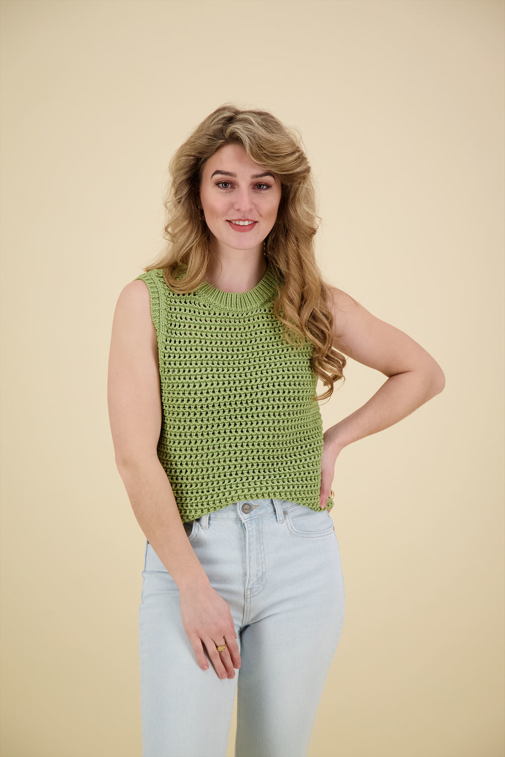 Yaya Tape yarn spencer Groen