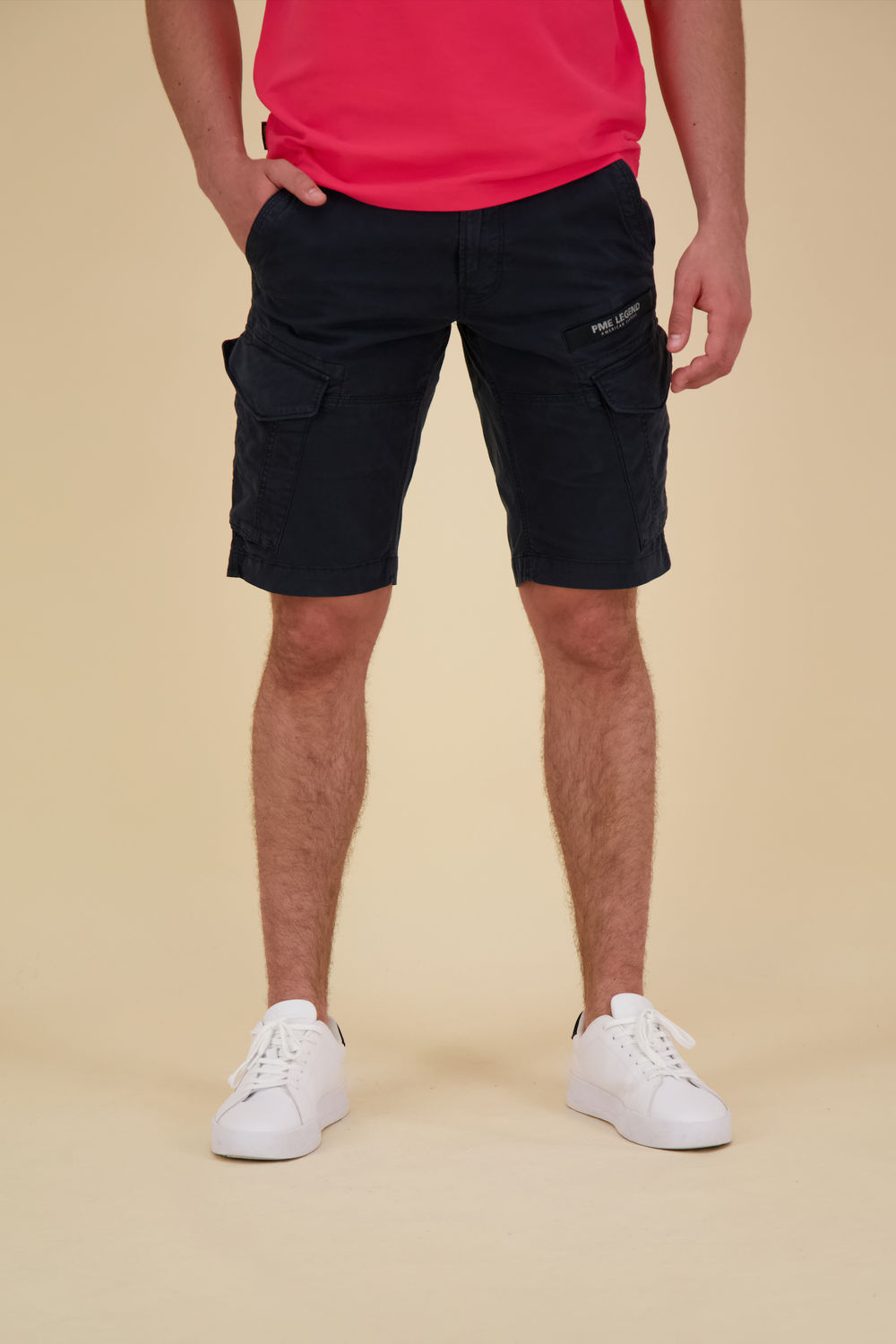 Pme Legend NORDROP CARGO SHORTS STRETCH TWILL Blauw