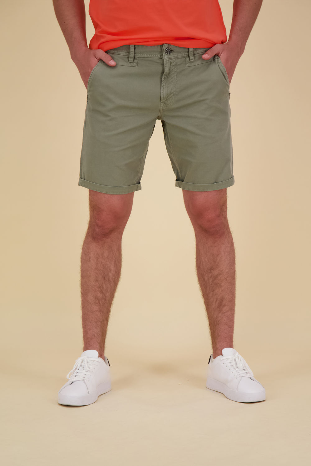 Pme Legend TWIN WASP CHINO SHORTS FANCY STRUC Grijs
