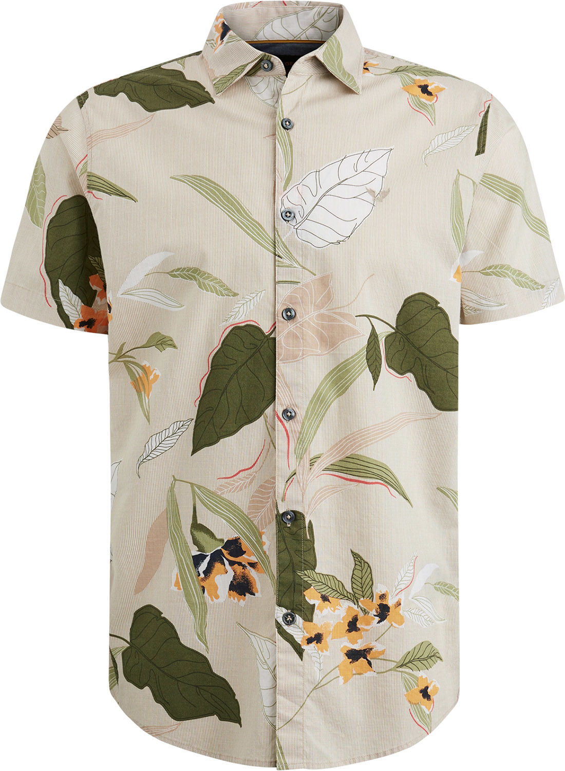 Pme Legend Short Sleeve Shirt Print On Ctn Sl Wit