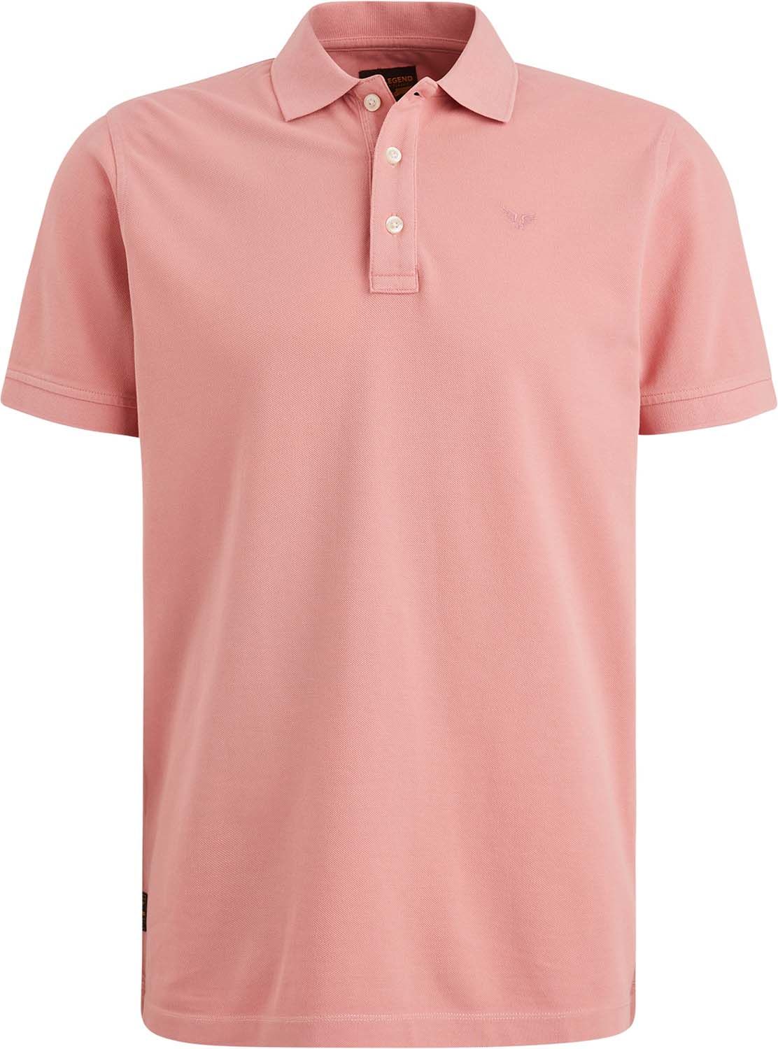 Pme Legend Short sleeve polo Pique garment dy Roze