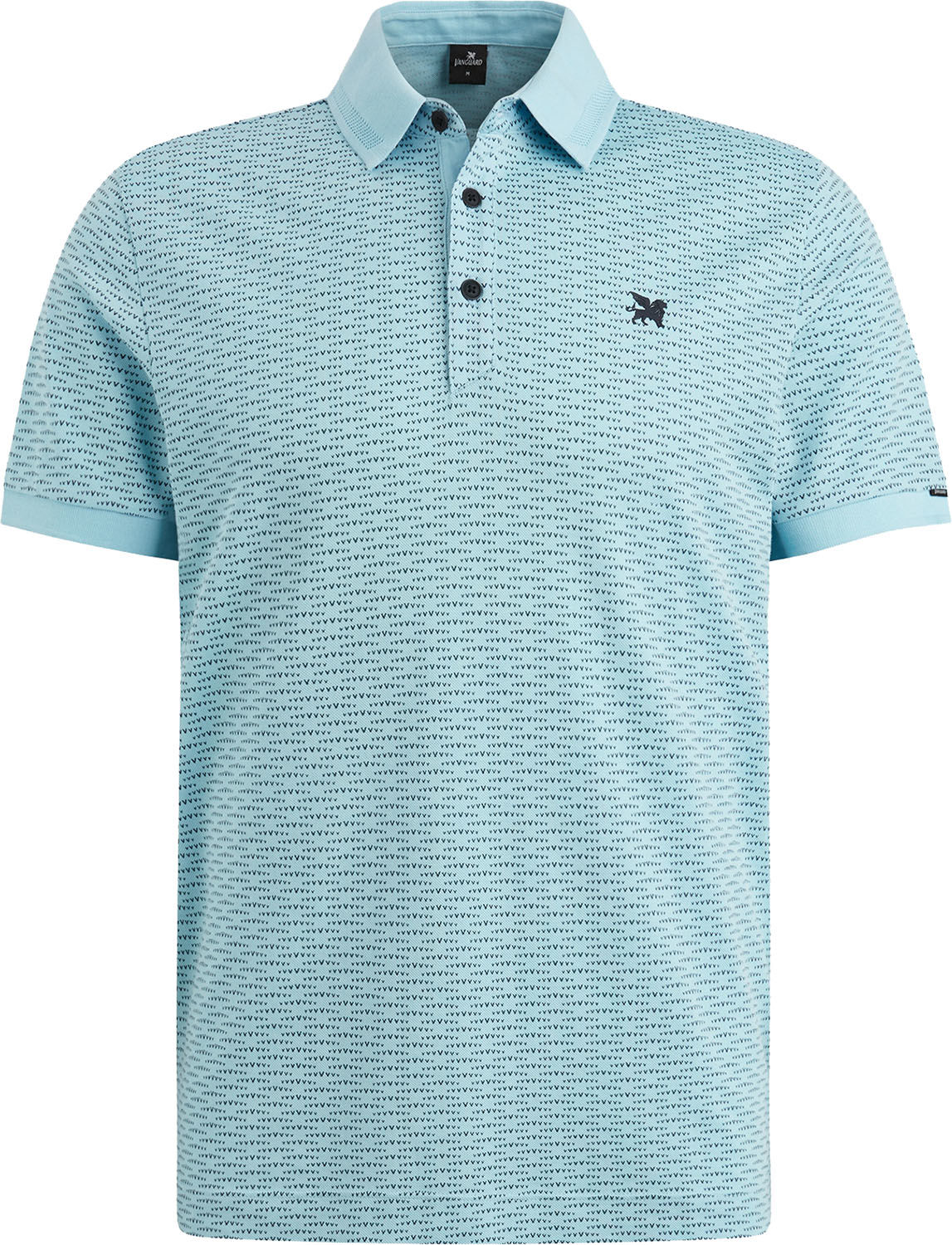 Vanguard Polo stretch pique b Blauw