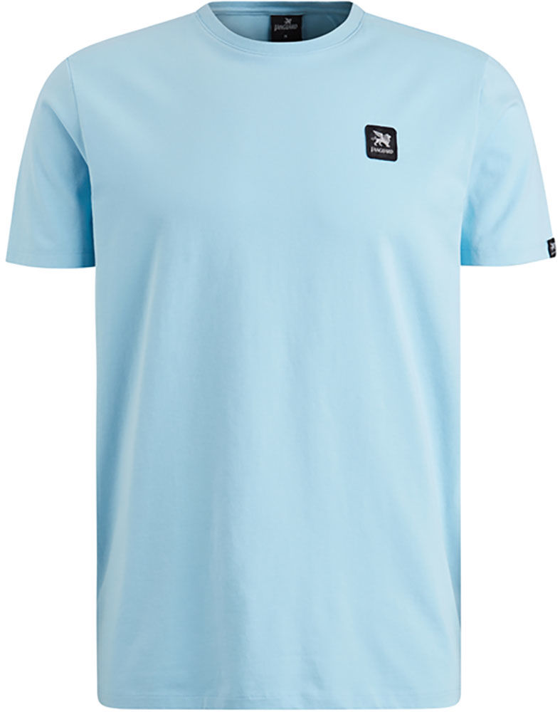 Vanguard Crewneck cotton elastan jersey Blauw