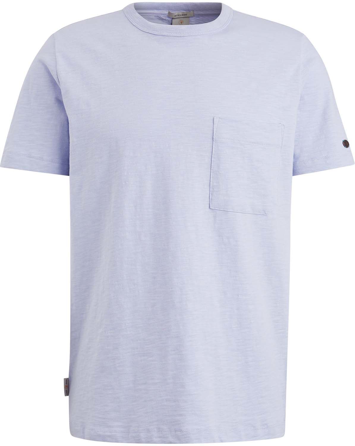 Cast Iron Short sleeve r-neck regular fit co Paars