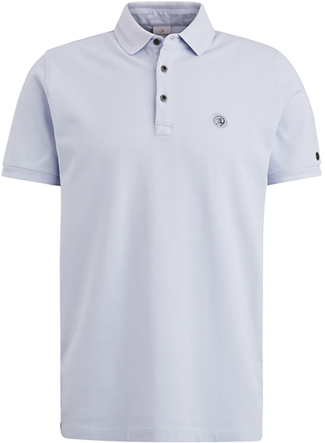 Cast Iron Short sleeve polo pique garment dy Paars