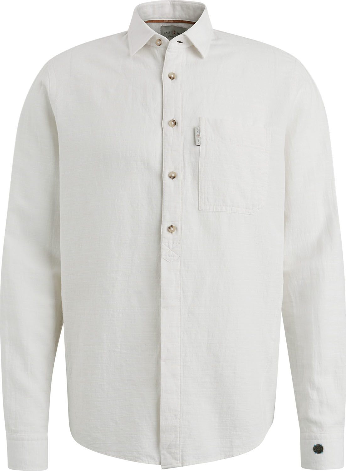 Cast Iron Long Sleeve Shirt Co Li Dobby Wit