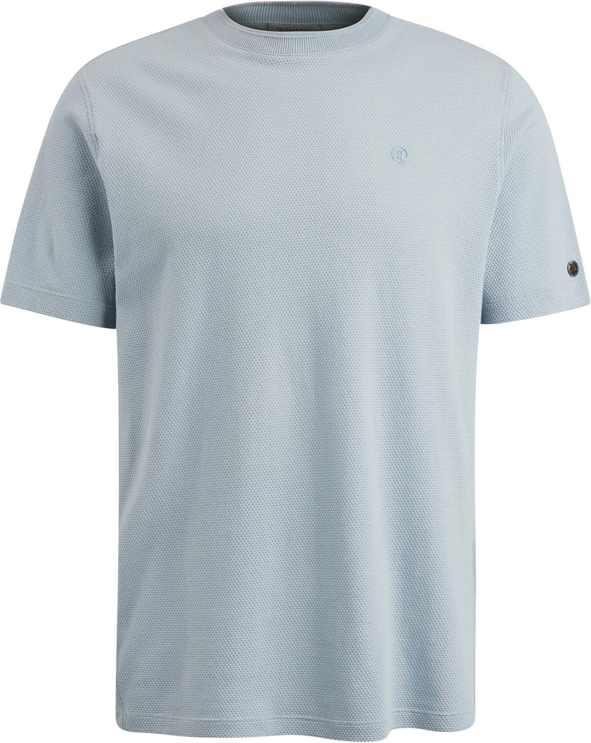 Cast Iron Short sleeve r-neck regular fit  p Blauw