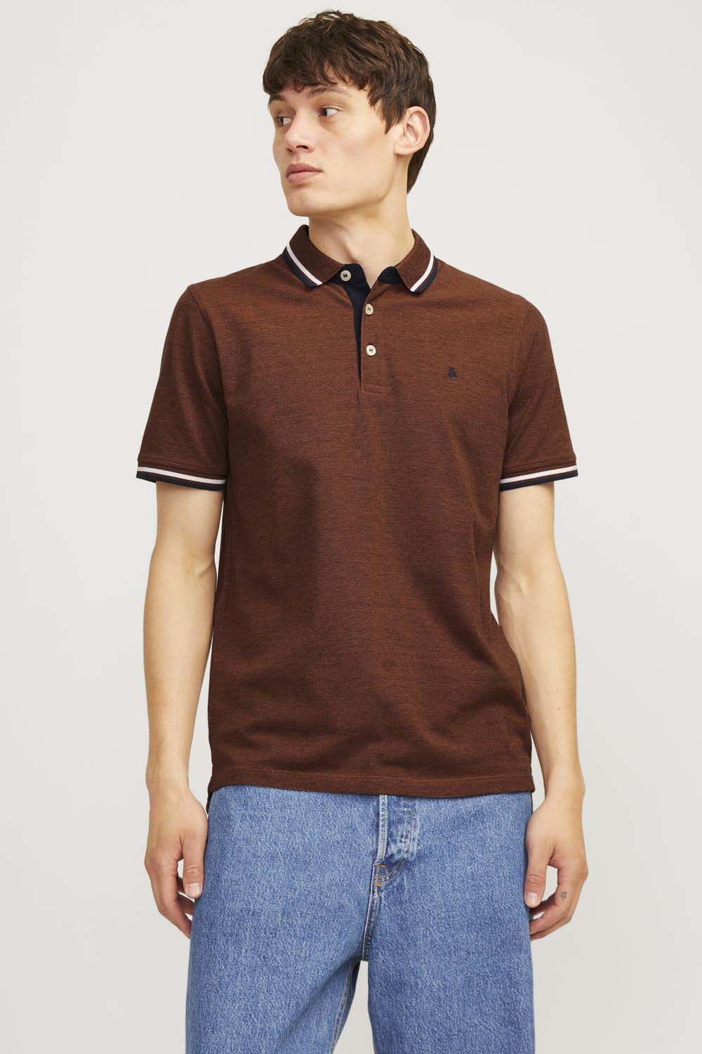 Jack & Jones Polo Paulos Bruin