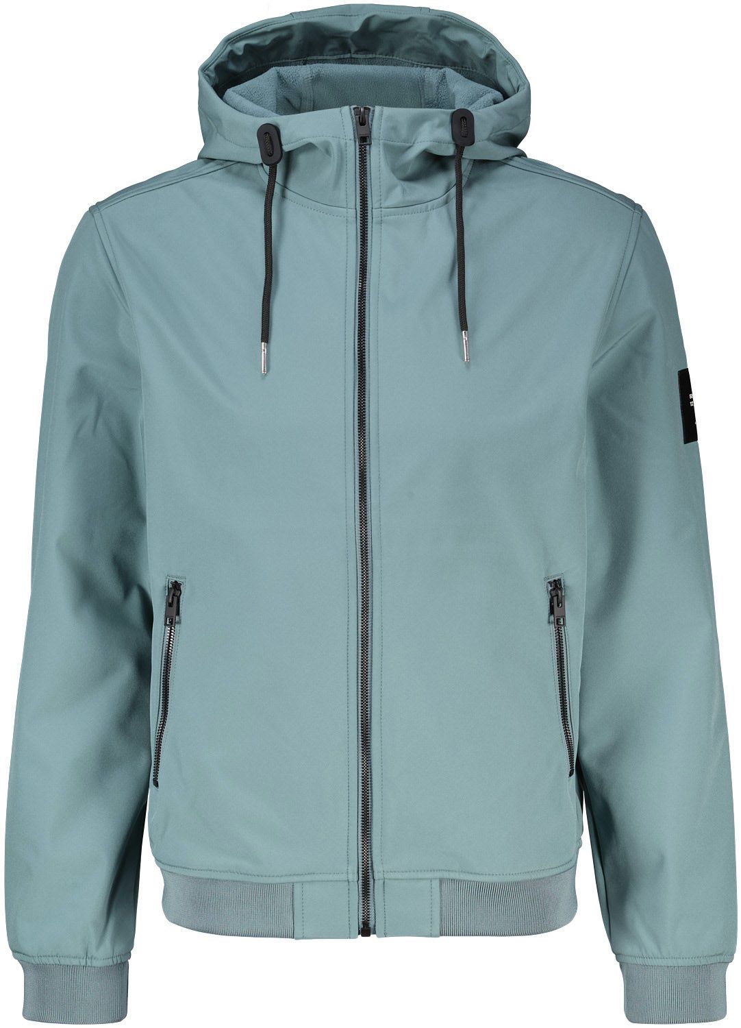 Softshell Basic Hood Blauw