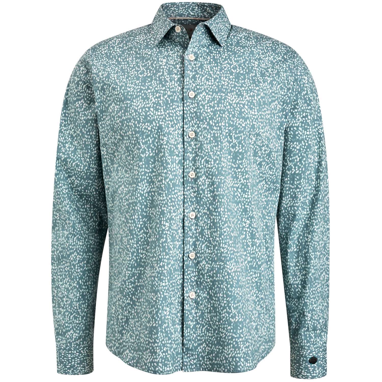Cast Iron Long Sleeve Shirt Digital Print on Groen
