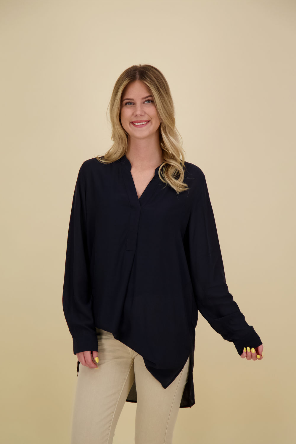 Opus Blouse Facura Blauw